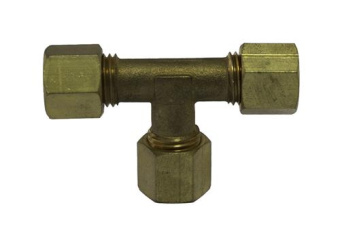 T-Piece 8mm Brass