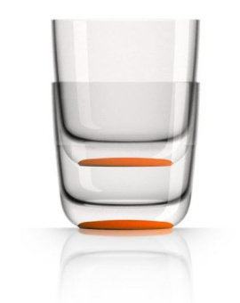 Palm Marc Newson Orange Whisky Glass