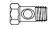 Racor Banjo Bolt, M14x1-1/2