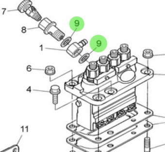 Nanni Diesel 970315353 - O-Ring for Injection and Feed Pump