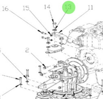 Nanni Diesel 970649109 - D16 Spring Washer for Engine Mounting
