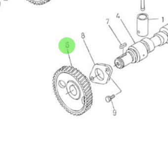 Nanni Diesel 970302044 - Camshaft Gear for N4.40 Engines