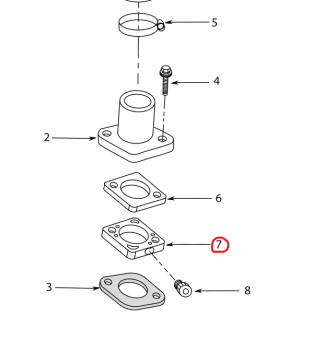 Northern Lights R501472 - SPACER,AIR INLET