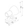 Belship C0919CLL13 - Jeanette Wall Light 12V 3W Chrome+Cream Cap