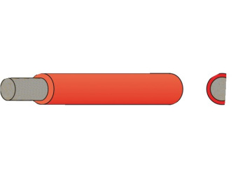 Oceanflex Tinned Copper Battery/Welding Cable Red 25 mm² 30 m