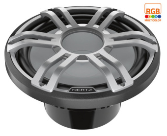Hertz HMS 12 S2-LD-G - 12" Marine Sport Subwoofer 2 Ohm Gray RGB LED