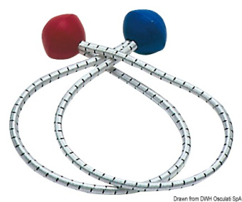 Osculati 63.576.00 - Cord with plastic ball ends 600 mm (10 pcs.)