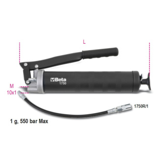 Beta 017500500 - Lever Operated Grease Gun L 380 mm