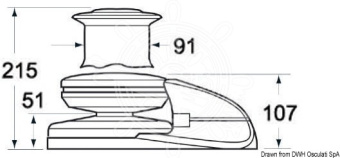 Osculati 02.562.12 - Lewmar V5 GO Windlass 24V 2000W 12 mm