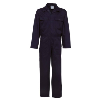 Overalls With Buttons, Dark Blue, Size 44