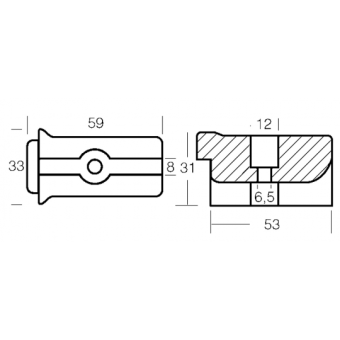 E. Polipodio Zinc Plate For Sail Drive