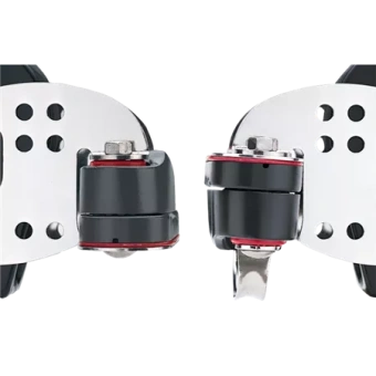 Harken 1556 - MR 76mm Triple Block With Ratchet, Becket And Cleat Starboard