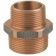 Guidi Reducing Nipple Bronze 2 1/2"x2 Male-Male