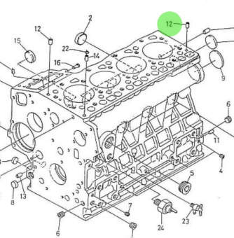 Nanni Diesel 970302705 - Intermediate Wiring Harness for 4.150HE Engines
