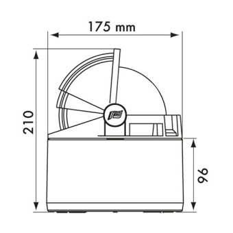 Plastimo Olympic 135 Compass White With Black Flat Card And Binnacle