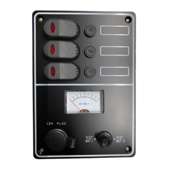 Switch Panel 3-way With Meter