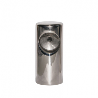 FNI AISI 316 Stainless Steel Handrail Terminal for Ø22 mm Tube, 65 mm