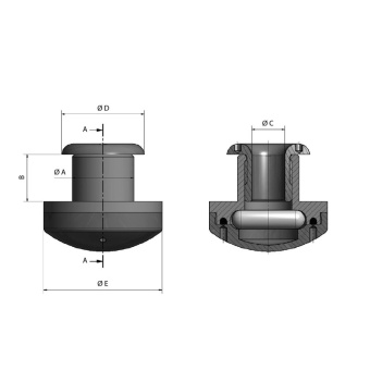 Kohlhoff L-pad30C LOOP Products Padeye 30C