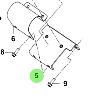 Bukh 00320-5S150 - Oil Cooler Bracket for S270J Engines