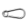 S.S.316 Carabiner With Eye And Stright Closing 8X80 mm