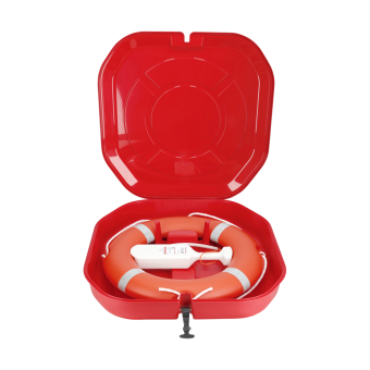 GFE Life Buoy Cabinet Closed Large 30"-75cm with Instruction Sticker NL/EN