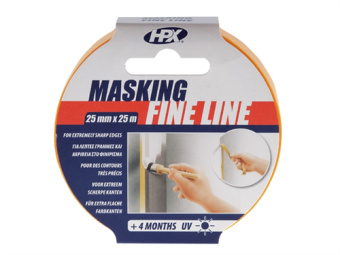 HPX FP2525 - Masking Tape 4400 - Orange 25mm x 25m