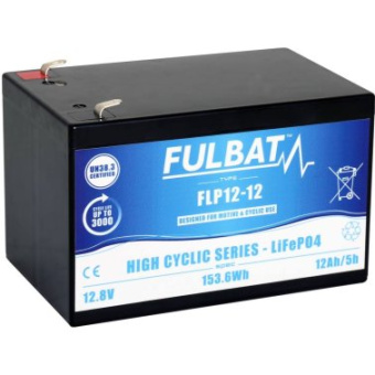 Fulbat 12A Lithium Equipment Pack + IP65 Charger