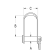 Ronstan RF807 Lightweight Shackle, 3/16" Clevis Pin