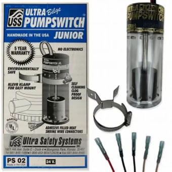Ultra Safe System Pumpswitch Junior PS02-24/32VOLT Automatic Bilge Pump Switch