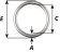 Wichard 6784 - Ring Stainless Steel 7.3 x 45 mm - 10 pieces Wichard 6784 - Ring Stainless Steel 7.3 x 45 mm - 10 pieces
