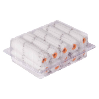 Paint Roller Polyester Grey Stripe 10 cm (10 pcs)