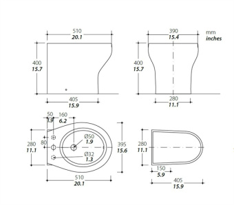 TECMA Silence Plus 2G Marine Bidet