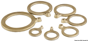 Osculati Brass Grounding Washer for Through-Hull Fittings, 1" to 2"