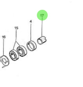 Nanni Diesel 970303681 - Sea Water Pump Coupling for 4.110HE Engines
