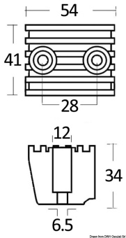 Volvo Penta 873395-8 DPX Aluminium Leg Anode - Osculati 43.549.05
