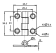 Allpa Stainless Steel Covered Hinge, 37x36x2mm
