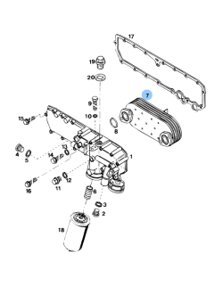 Vetus VD20249 - Oil Cooler