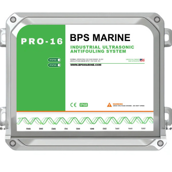 BPS Marine PRO-16 Ultrasonic Antifouling System – 16 Transducers, 24V DC