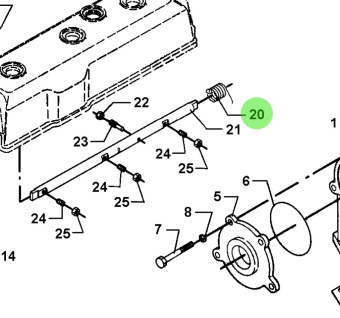 Bukh 000E4902 - Hand Start Spring for DV36 and DV48 Engines