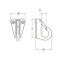 Fender Holder Hook 30 mm