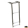 Trem S3114315 - Retractable Telescopic Ladder With Handles 4 Steps Black Color Trem S3114315 - Retractable Telescopic Ladder With Handles 4 Steps Black Color