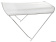 Osculati 46.901.21 - 2-Arch Bimini Top White 130/140 cm