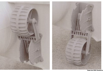 Osculati 47.368.09 - Launching Wheels For Tender 100x270 mm