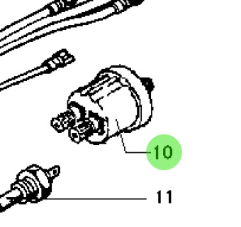 Bukh 552J0965 - Oil Pressure Transmitter for DV36 and DV48 Engines