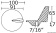 Osculati 43.426.20 - Anode For Legs With 50/140 HP Stainless Steel Propellers