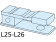 Ultraflex 33517N - L26 Brass Clevis 1/4"-28 UNF Threaded