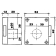 Olcese Ricci Rim Door Locks 60x53 mm