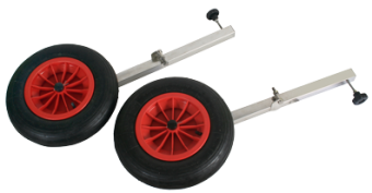 Allpa Stainless Steel Launching Wheels Set, Type 'Ibis', Removable