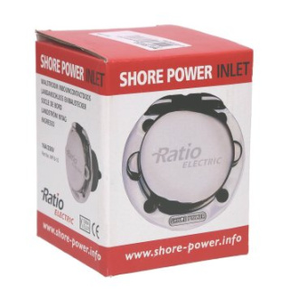 Ratio Electric MP16-10 Shore Power Plug Inlet MP16 / Stainless Steel 16A/250V