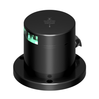 Lopolight 301-008-PRO-I - Navigation Light 2NM 112,5° Green, Starboard, Black Anodized